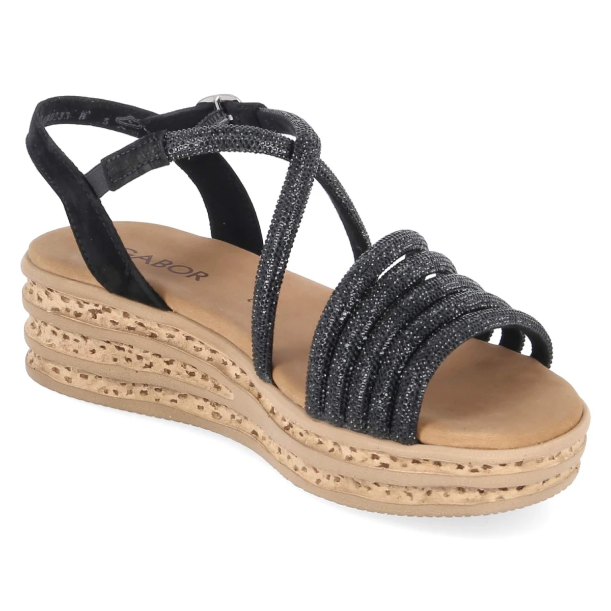 Sandalen - schwarz (S.natur)