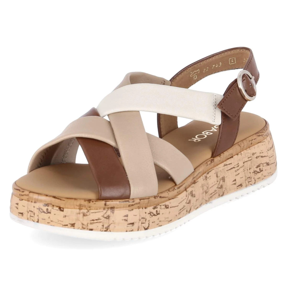 Sandalen - cognac/pan(S.Kork)