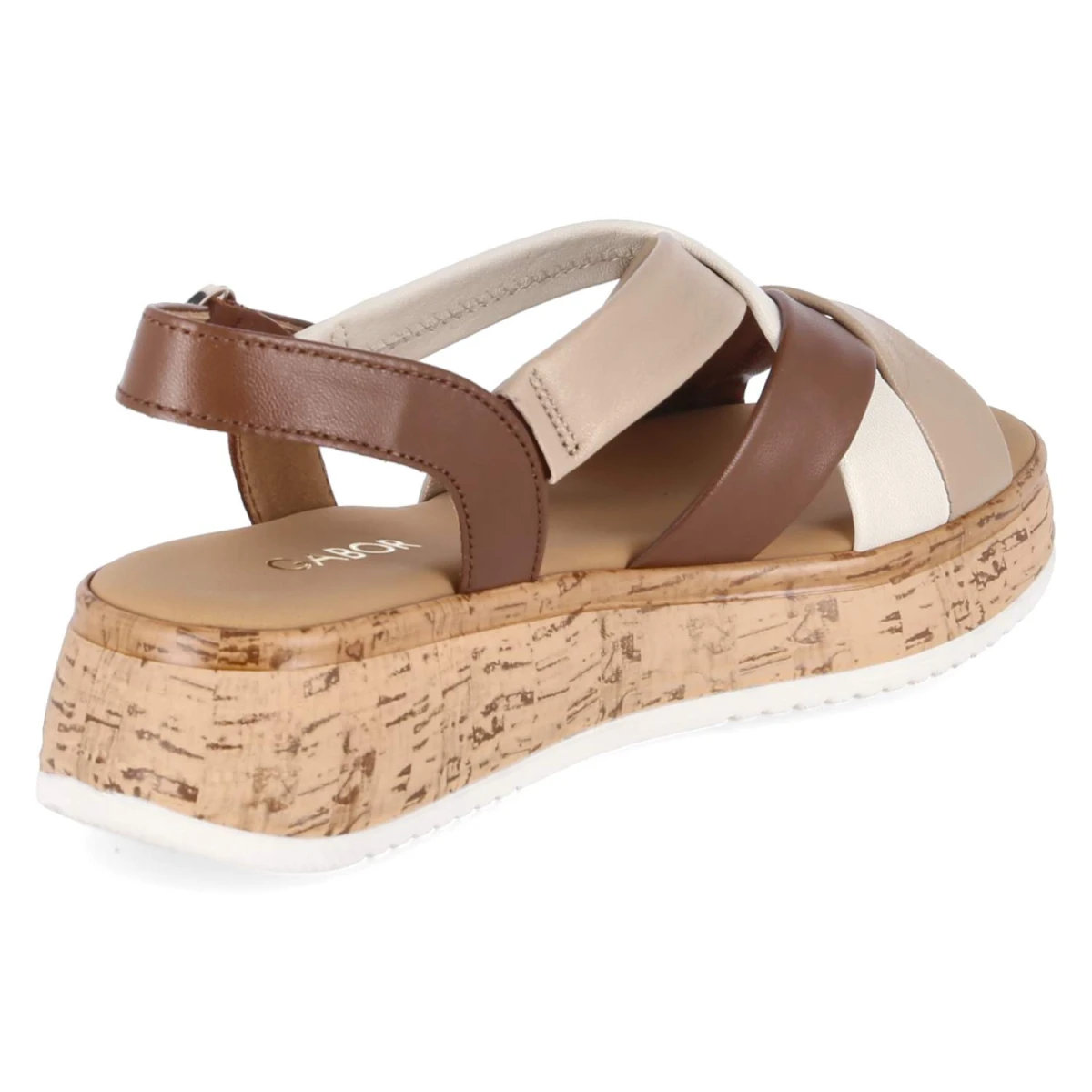 Sandalen - cognac/pan(S.Kork)