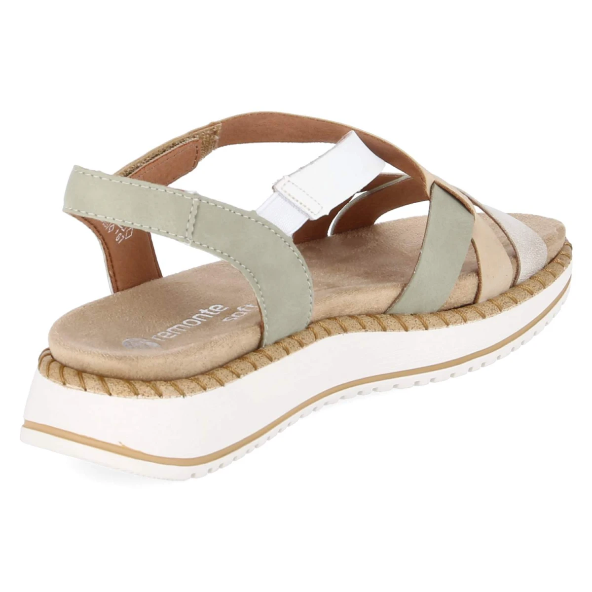 Sandalen - grün kombi