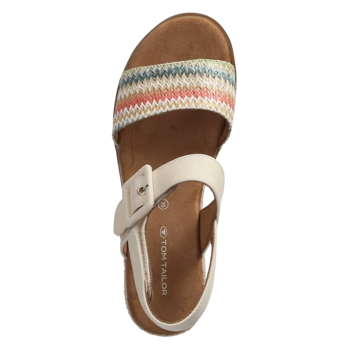 Keilsandaletten - rose-multi