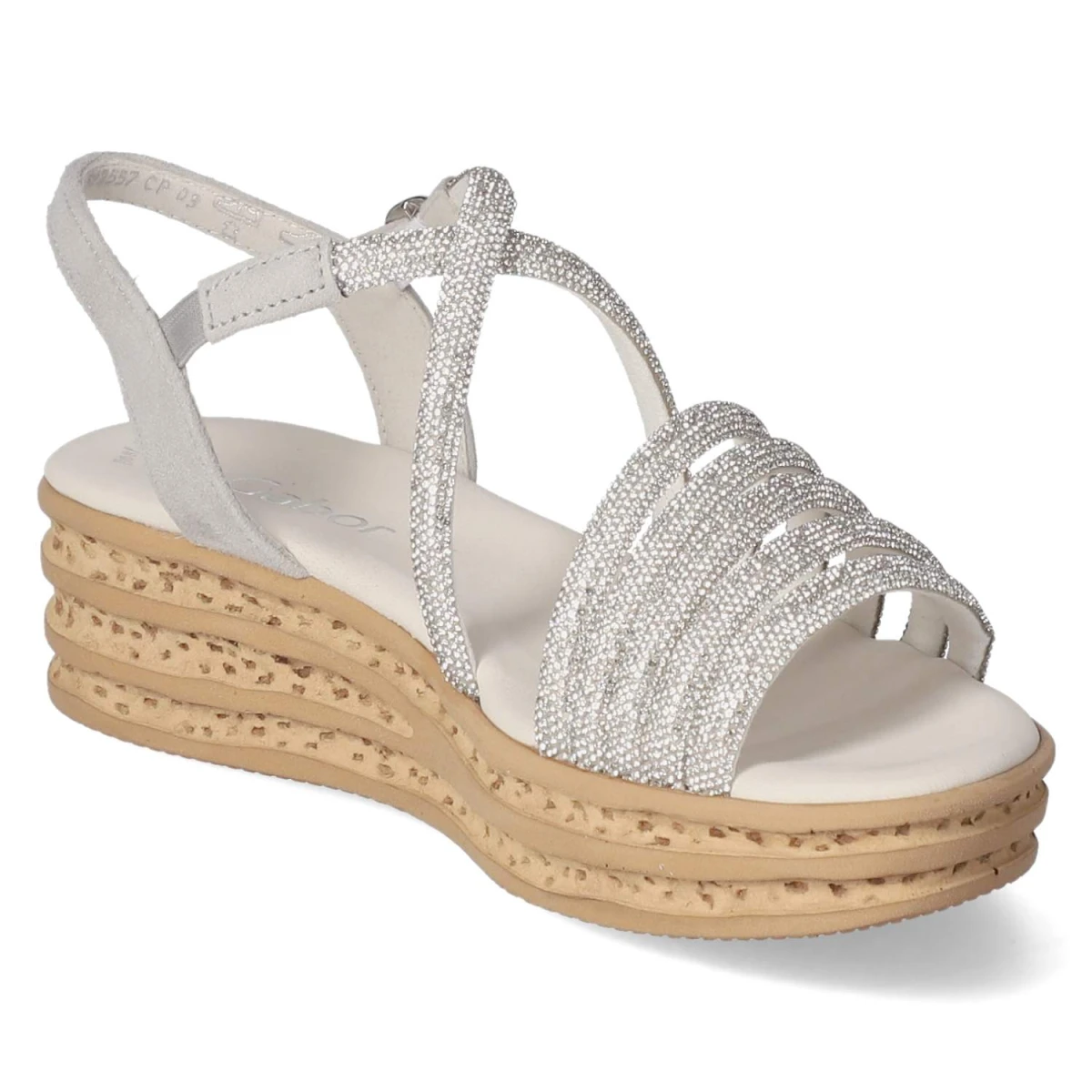 Sandalen - silber/light grey