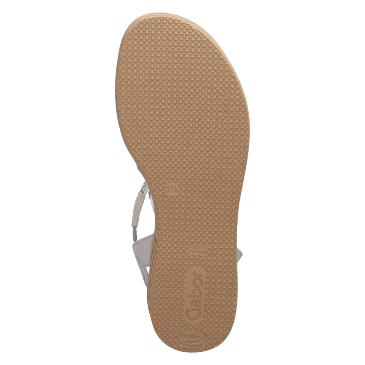 Sandaletten - silber/light grey