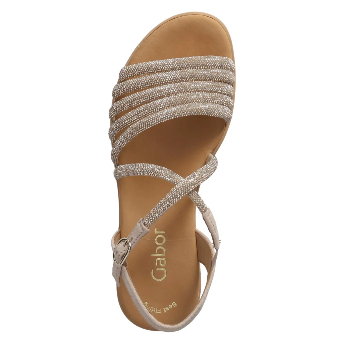 Sandalen - platino/oak