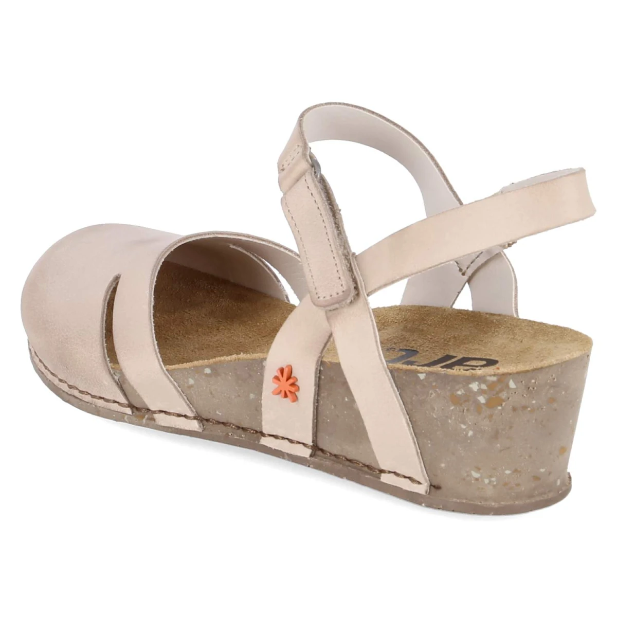 Keilsandaletten I LIVE - cream