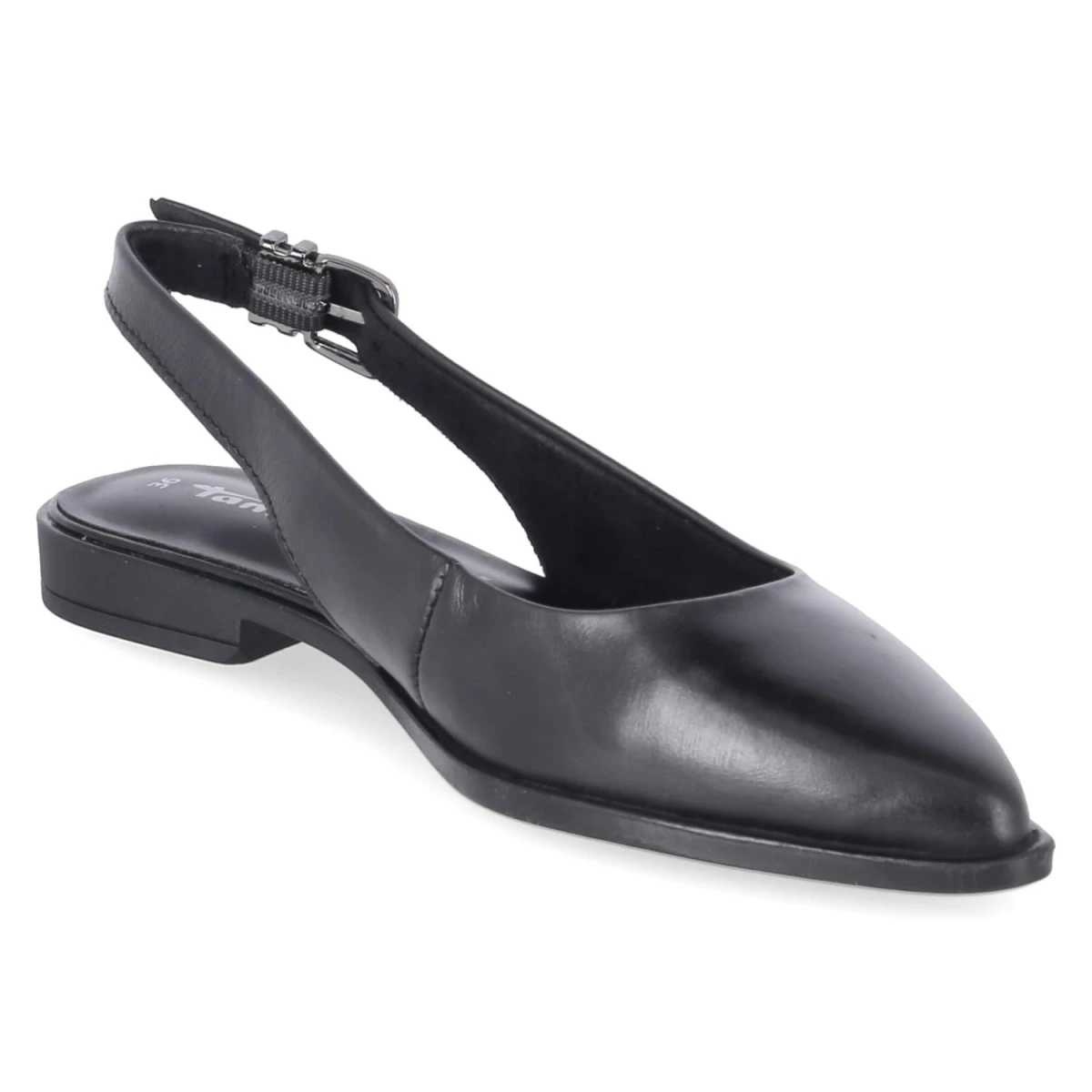 Slingpumps - BLACK LEATHER