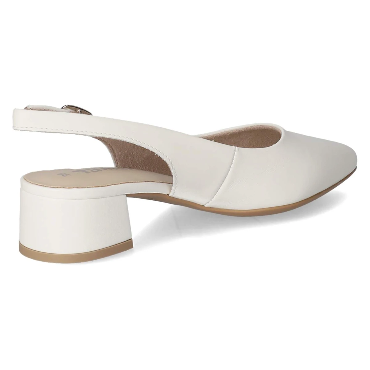 Slingpumps - WHITE LEATHER