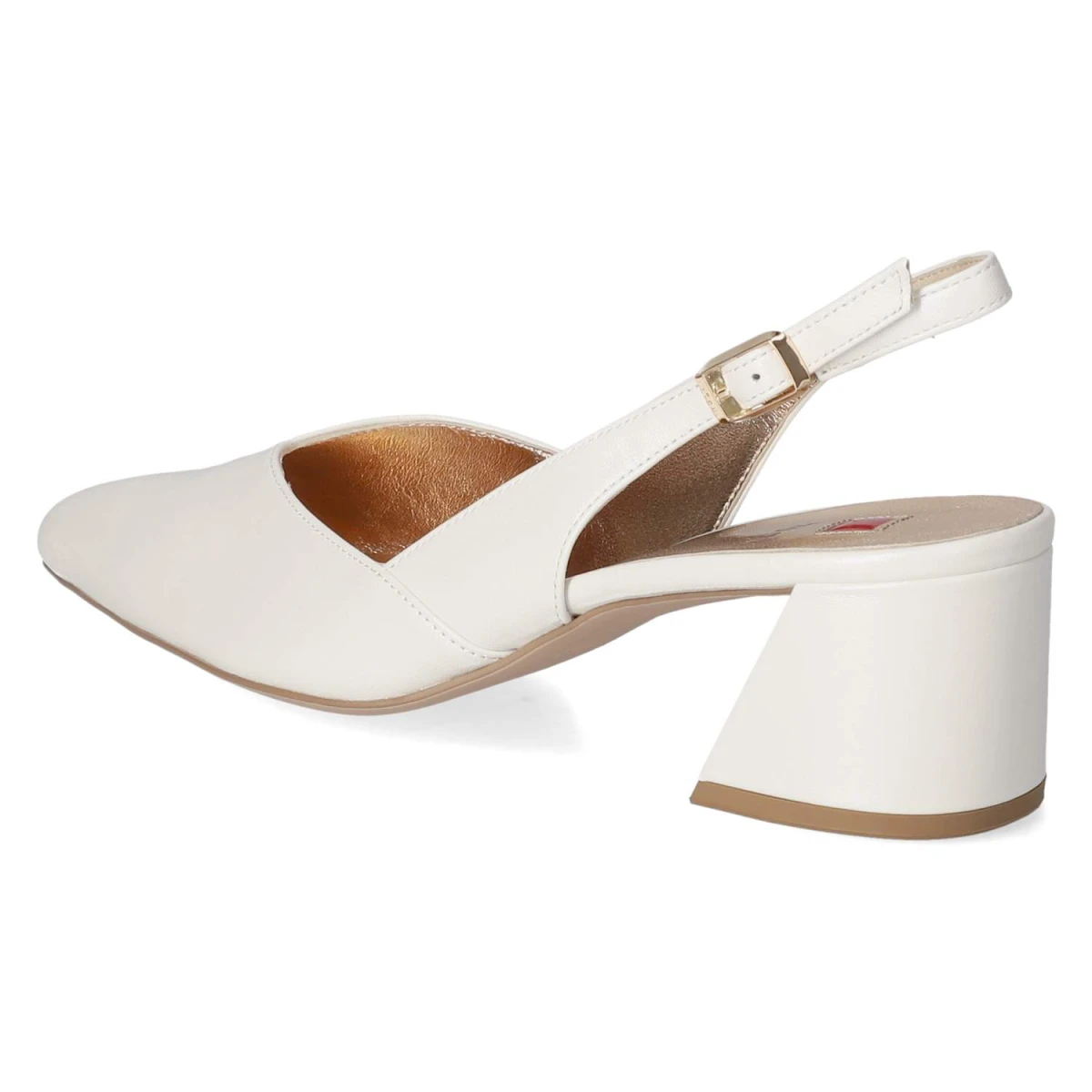 Slingpumps - perlweiß