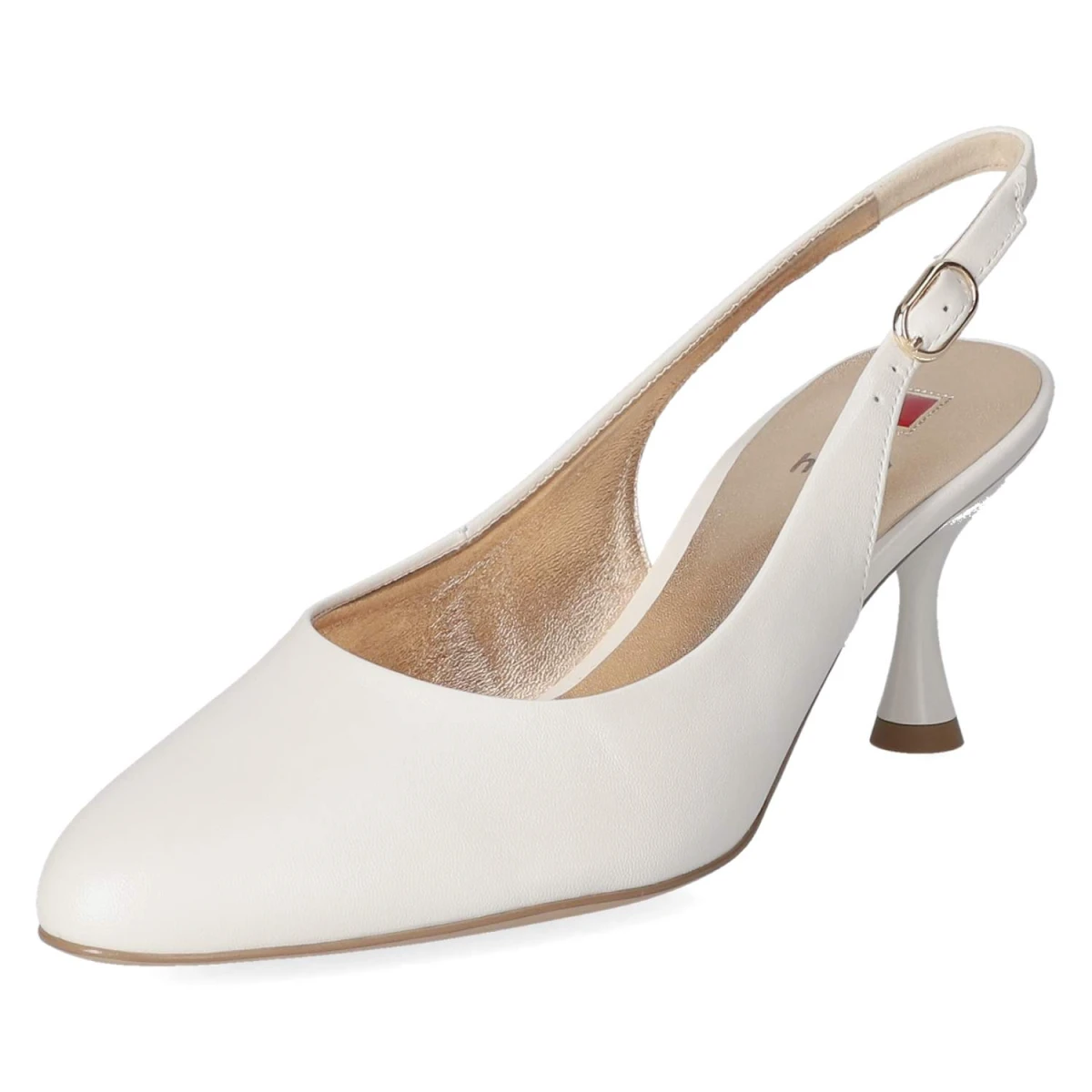 Slingpumps - perlweiß