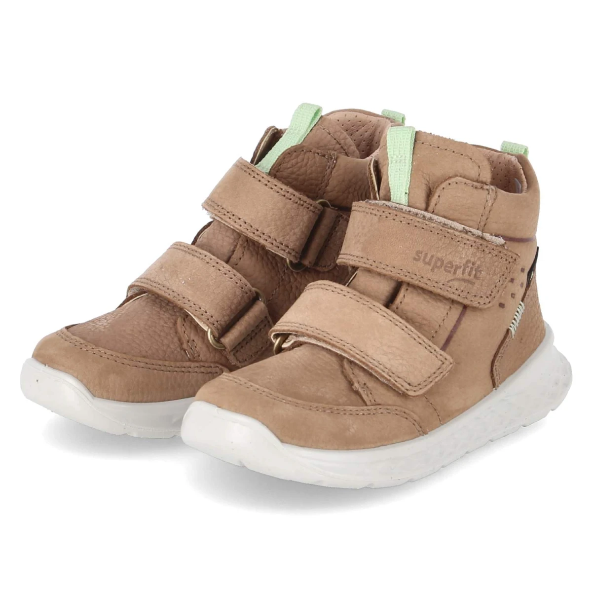 Stiefeletten BREEZE - BRAUN/HELLGRÜN