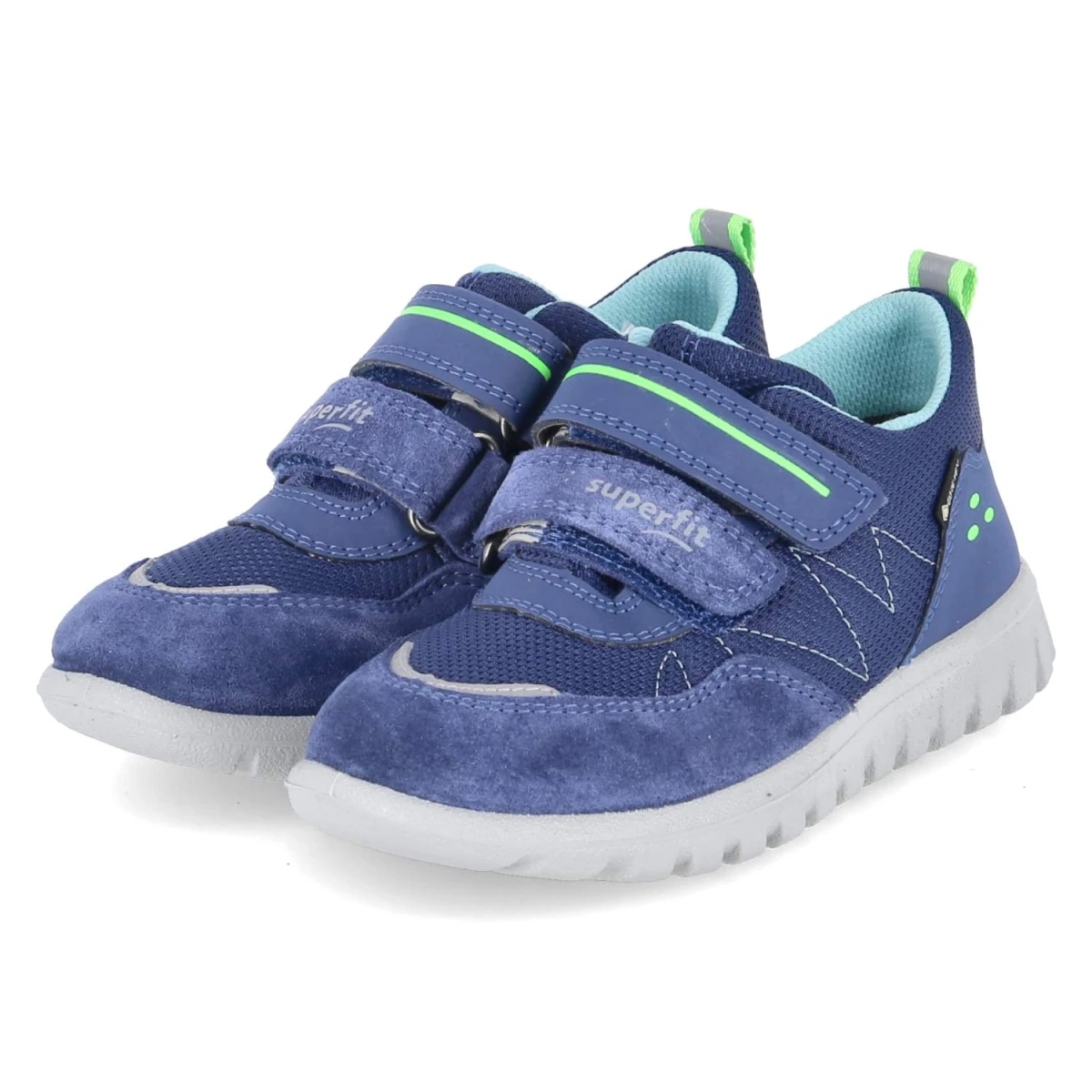 Klettschuhe SPORT7MINI - BLAU/HELLGRÜN