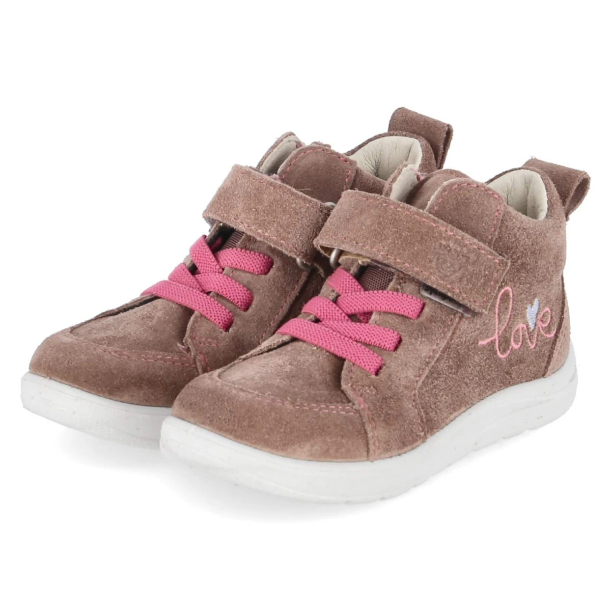 Klettboots LOU - schoko/pink