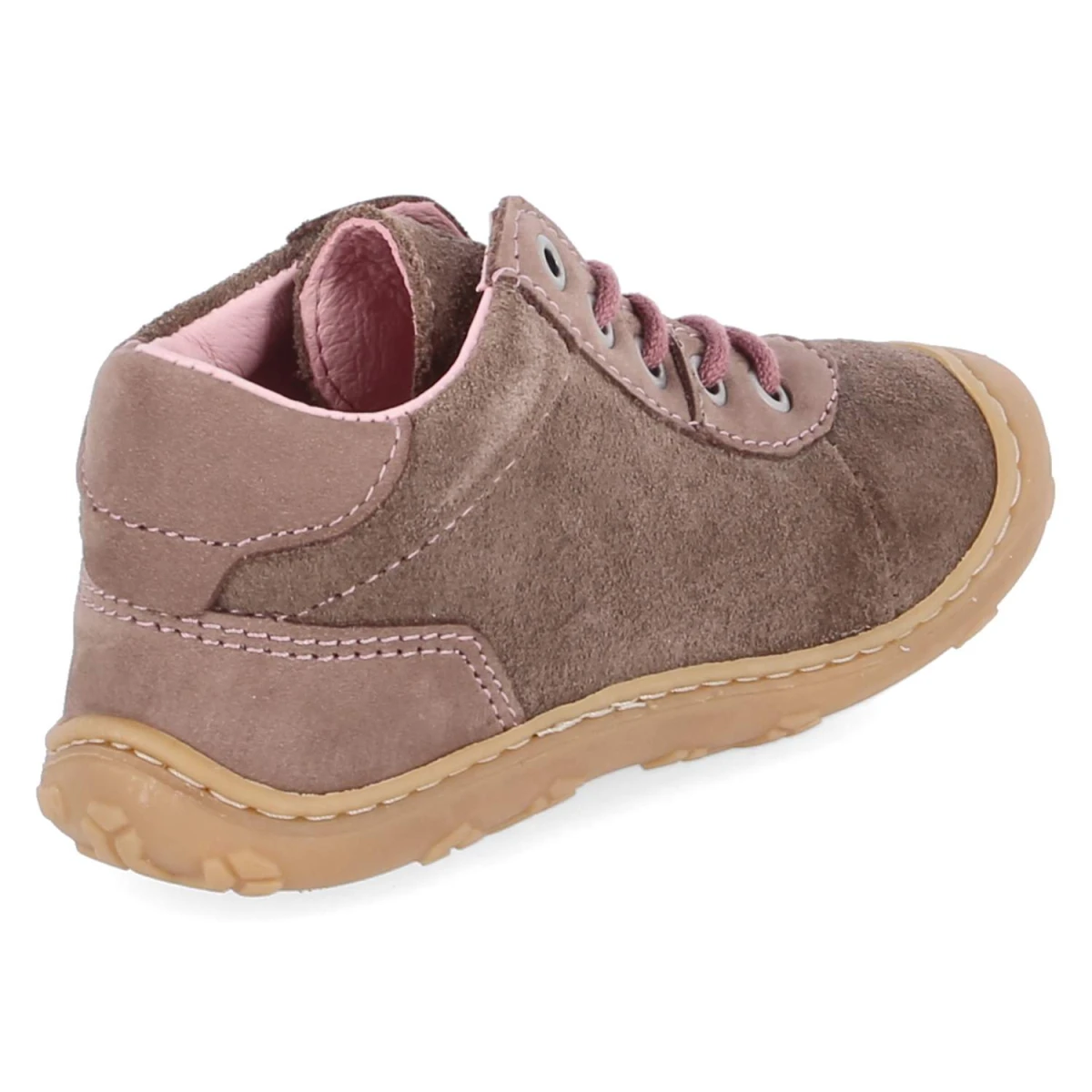 Schnürschuhe SAMY - schoko/rosa