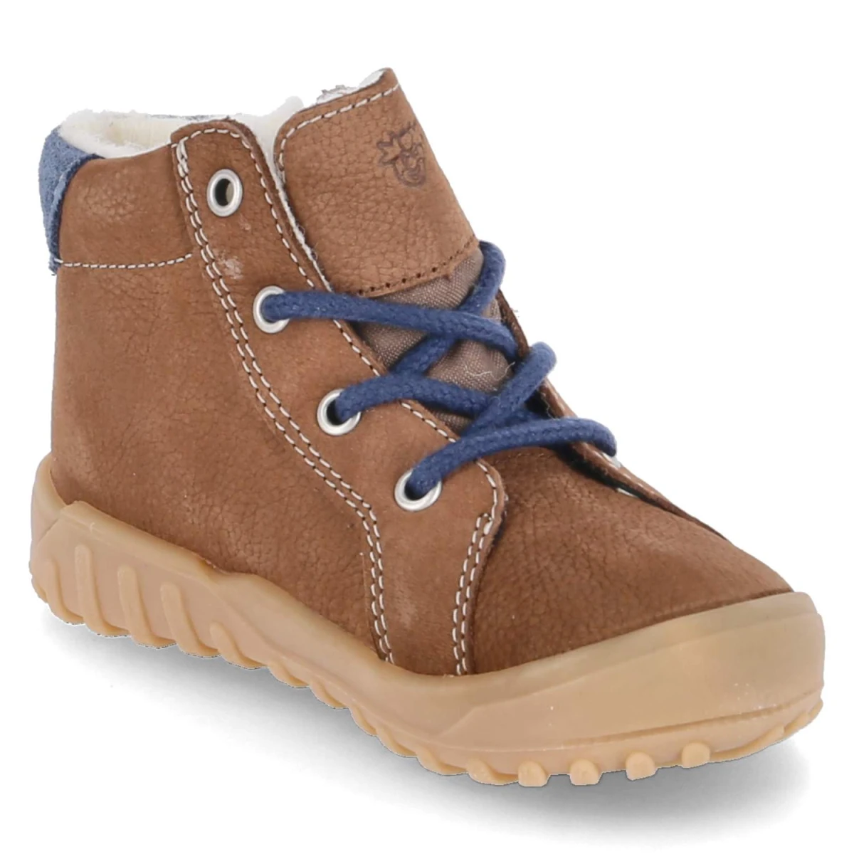 Stiefeletten DENNY - curry/blau