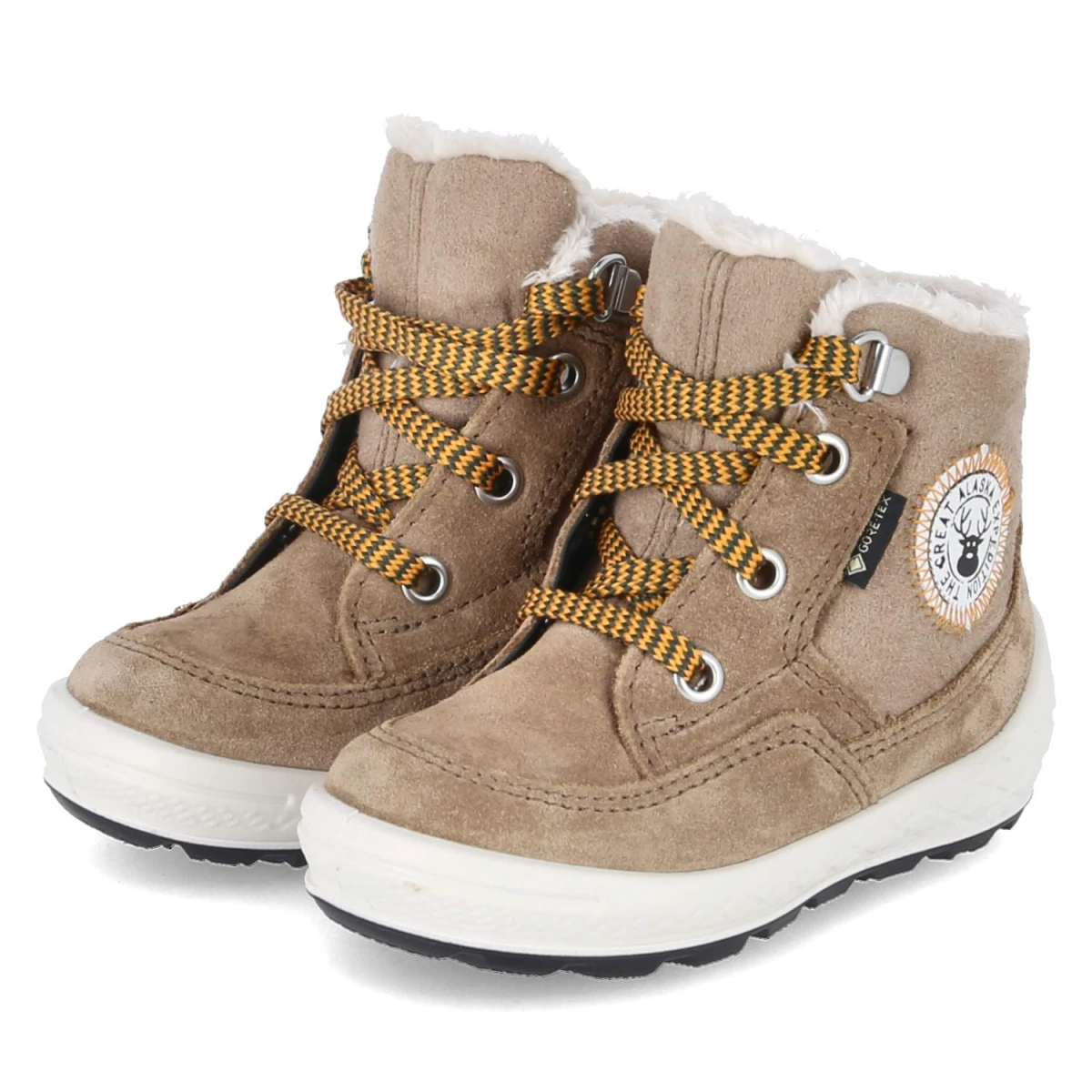 Stiefeletten GROOVY - BRAUN/ORANGE