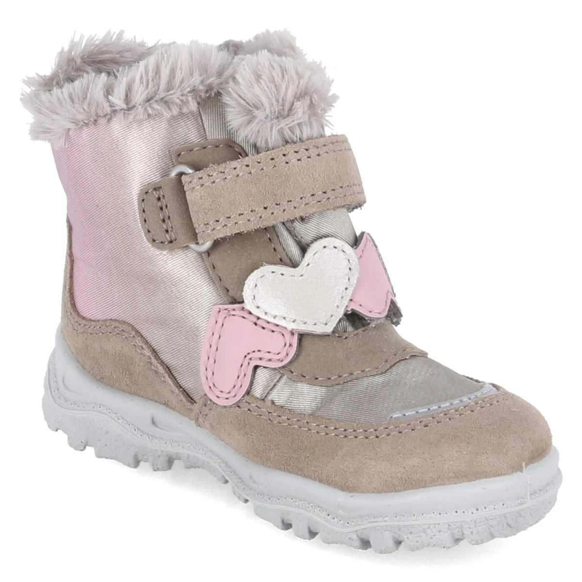 Winterstiefeletten HUSKY - beige/rosa