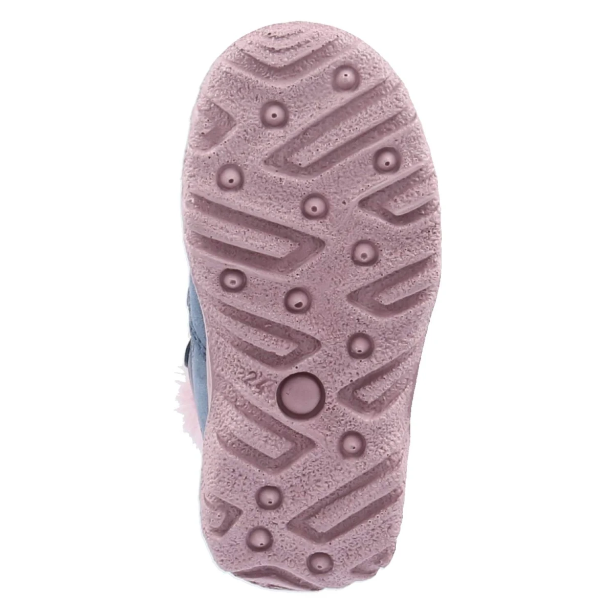 Winterstiefeletten HUSKY - blau/rosa