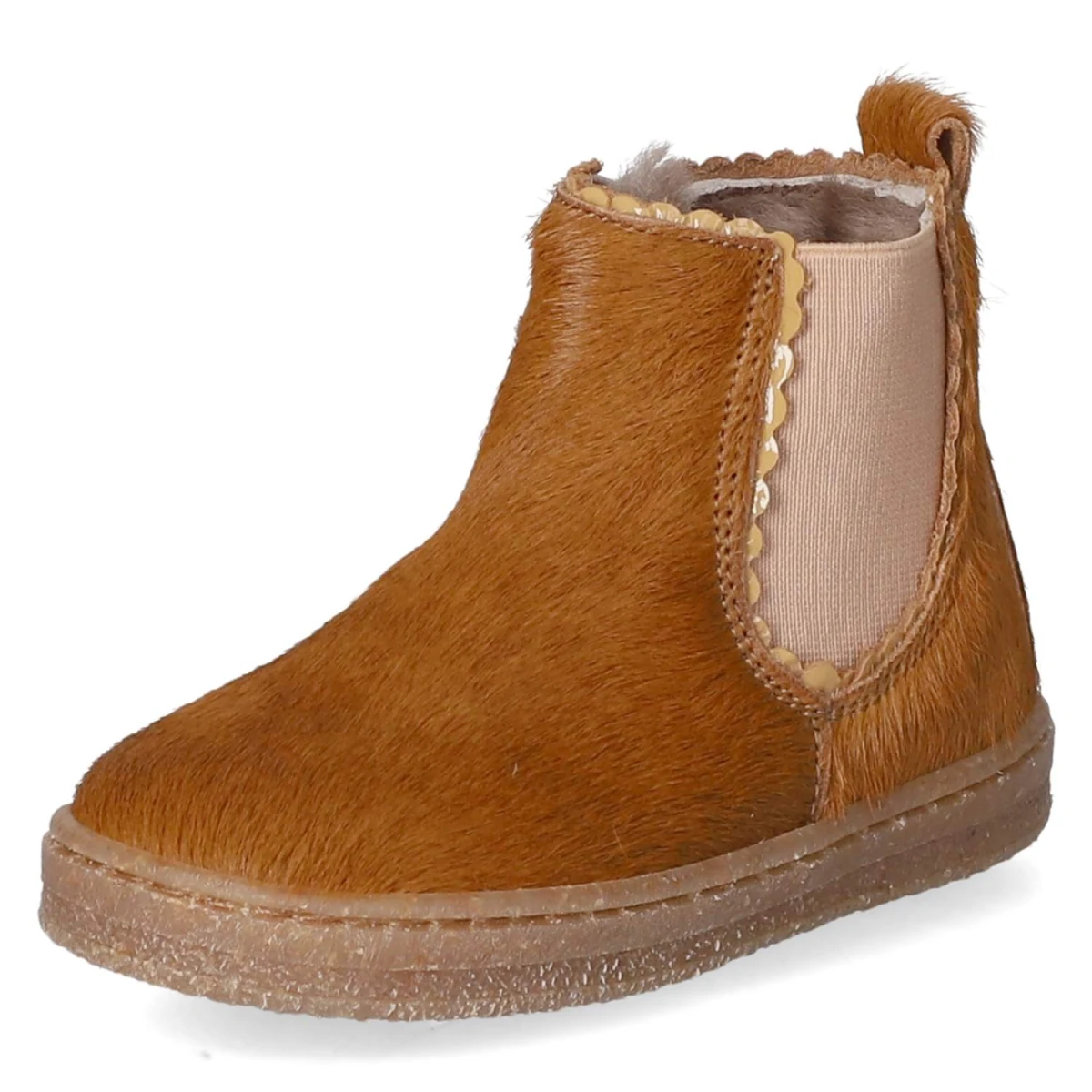 Chelsea Boots SIGGI LAMB - squirrel fur