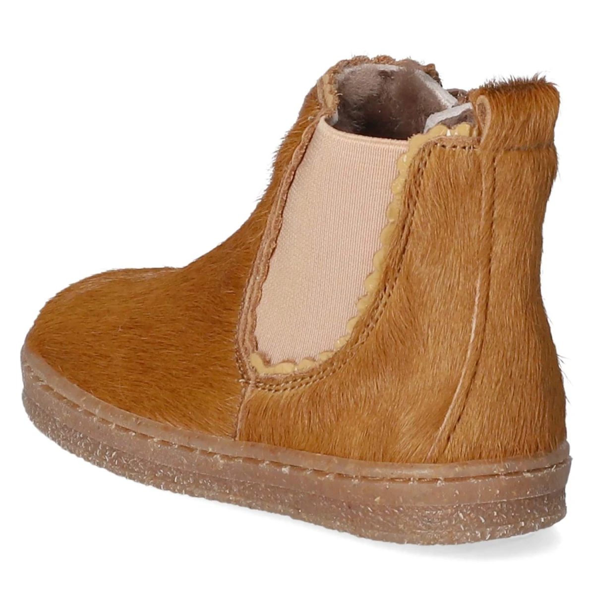Chelsea Boots SIGGI LAMB - squirrel fur