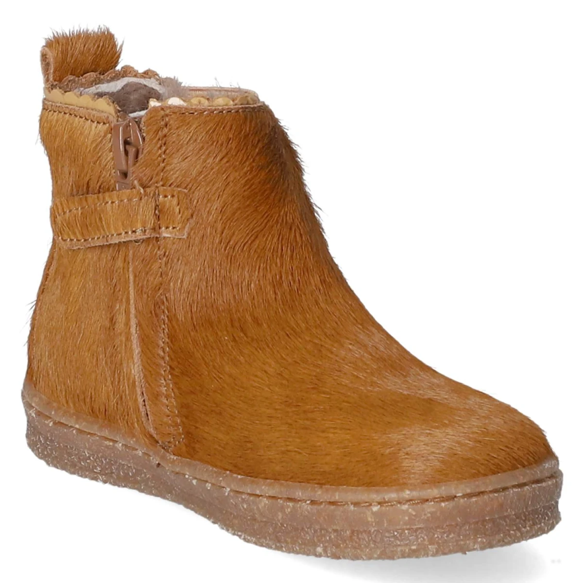 Chelsea Boots SIGGI LAMB - squirrel fur