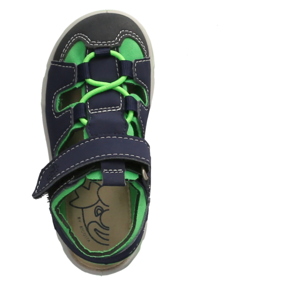 Sandalen GERY - nautic/neongrün