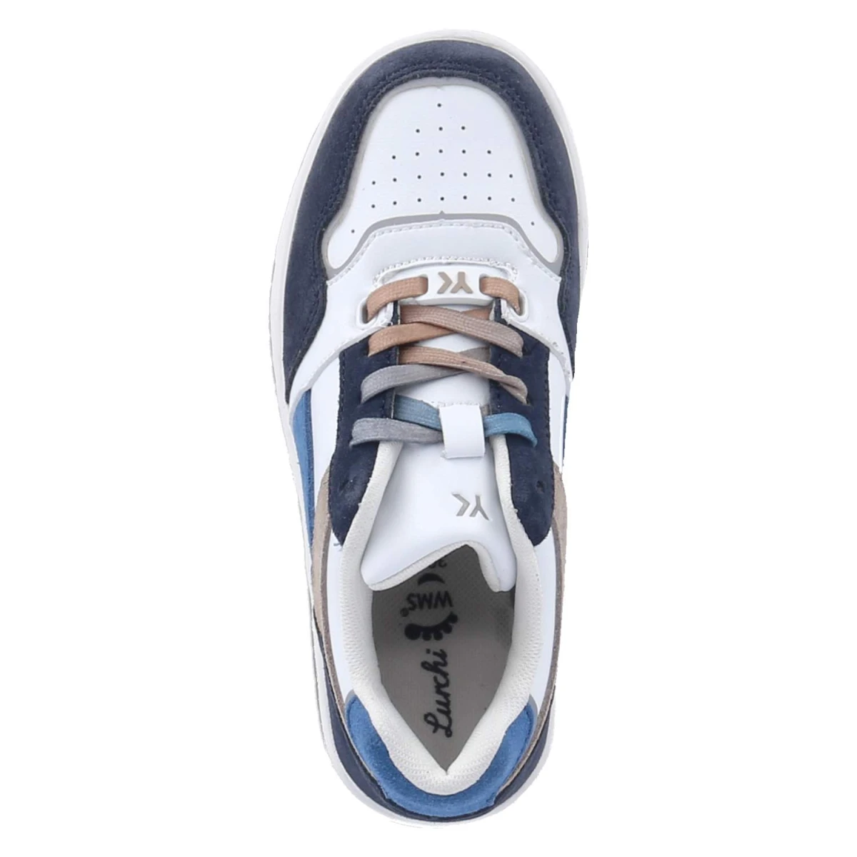 Low Sneaker - navy-cobalt-white