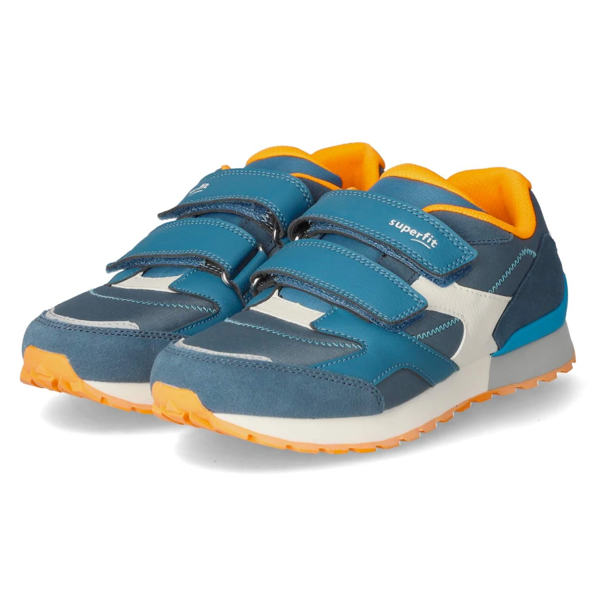 Low Sneaker DASH - blau/orange