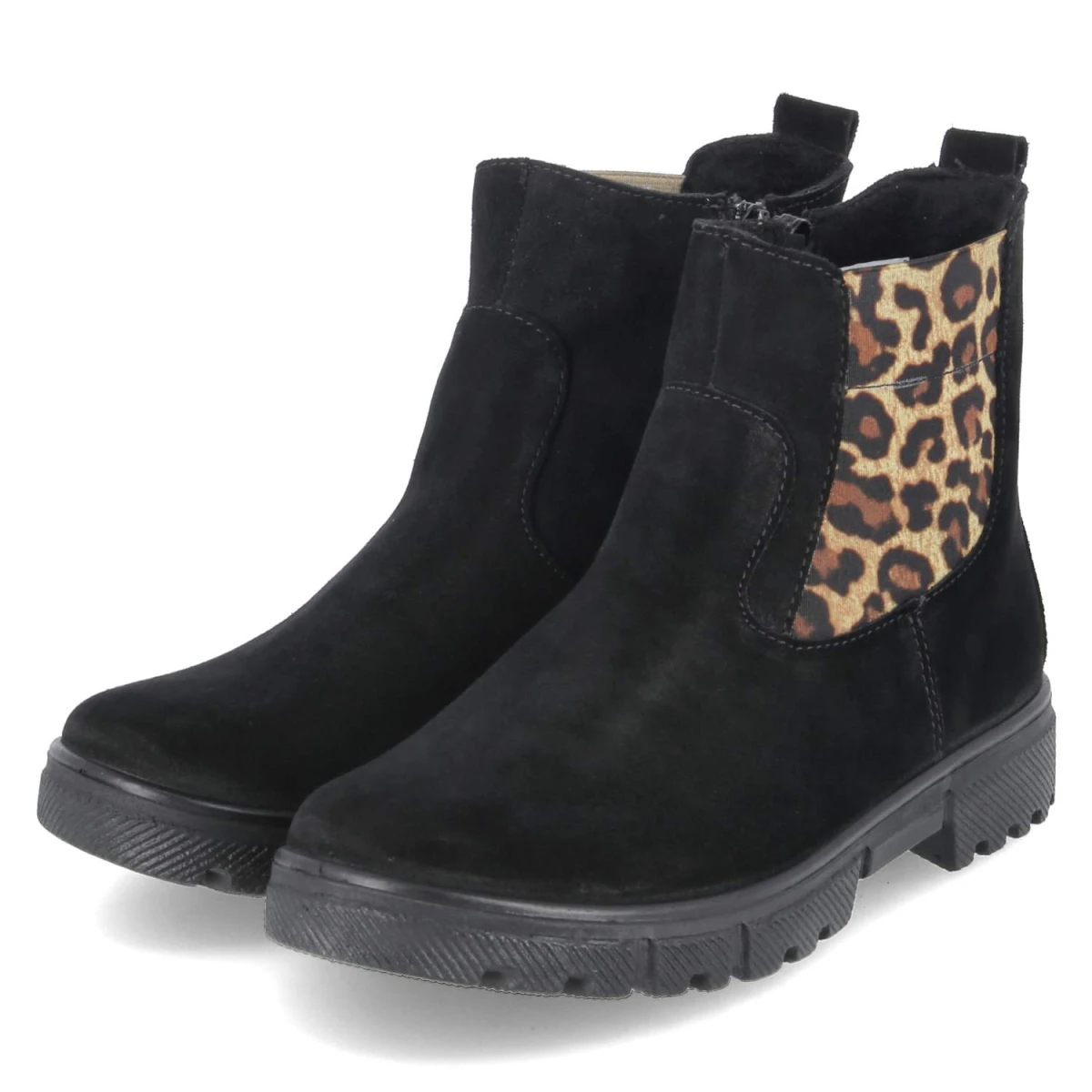 Stiefeletten RAJA - schwarz/leo