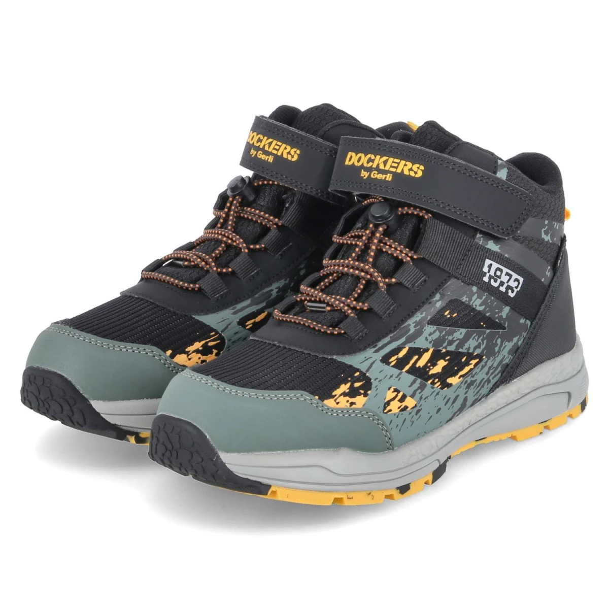 Outdoorboots - schwarz grün