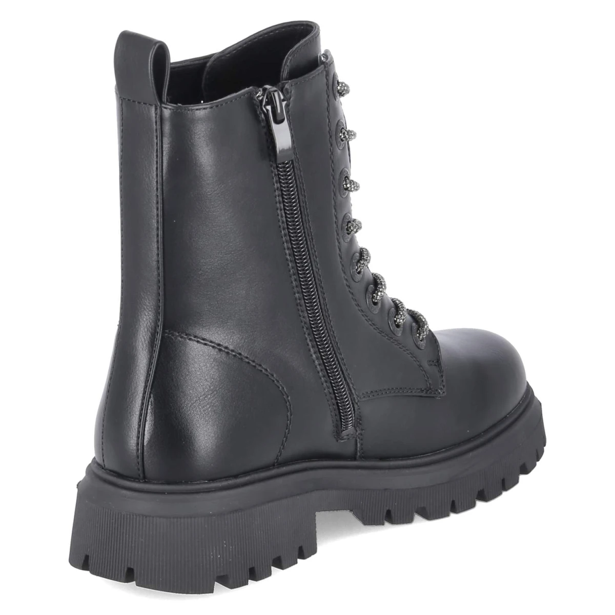 Schnürsboots - schwarz