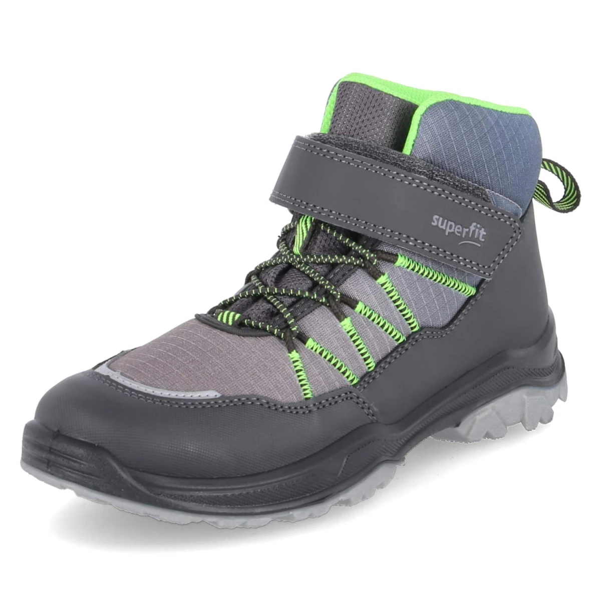 Winterstiefeletten JUPITER - GRAU/HELLGRÜN