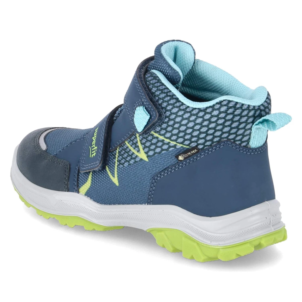 Boots JUPITER - BLAU/HELLGRÜN