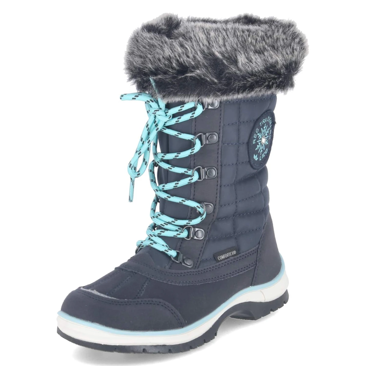 Snowboots - marine/türkis