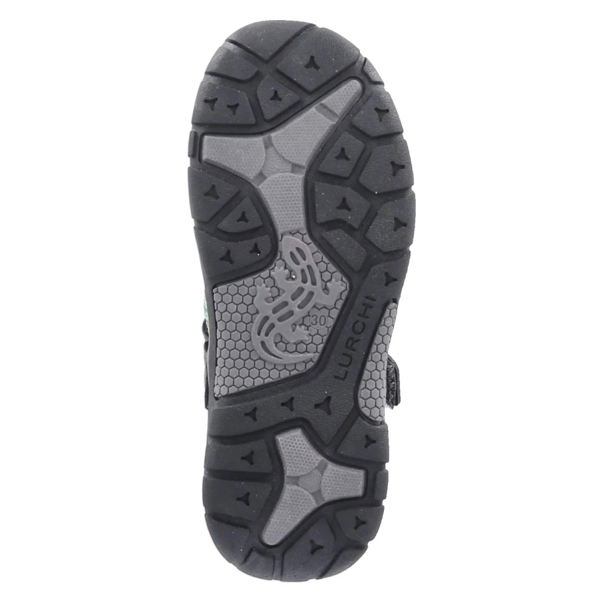 Outdoorsandalen - dkgrey-grey-lime