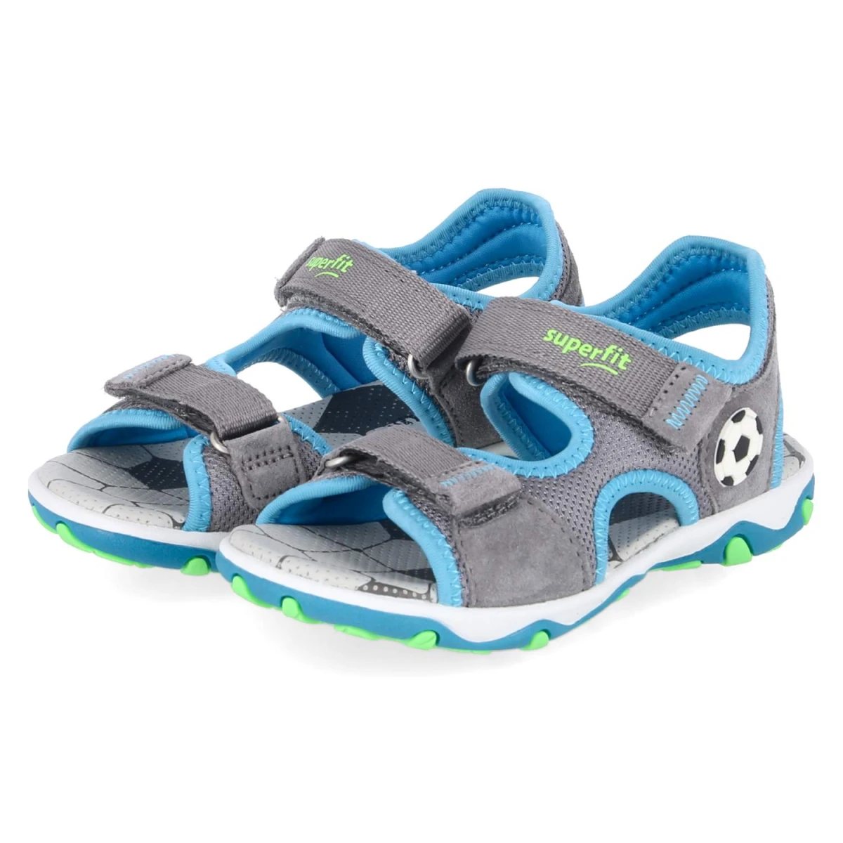 Sandalen MIKE 3.0 - Hellgrau/türkis