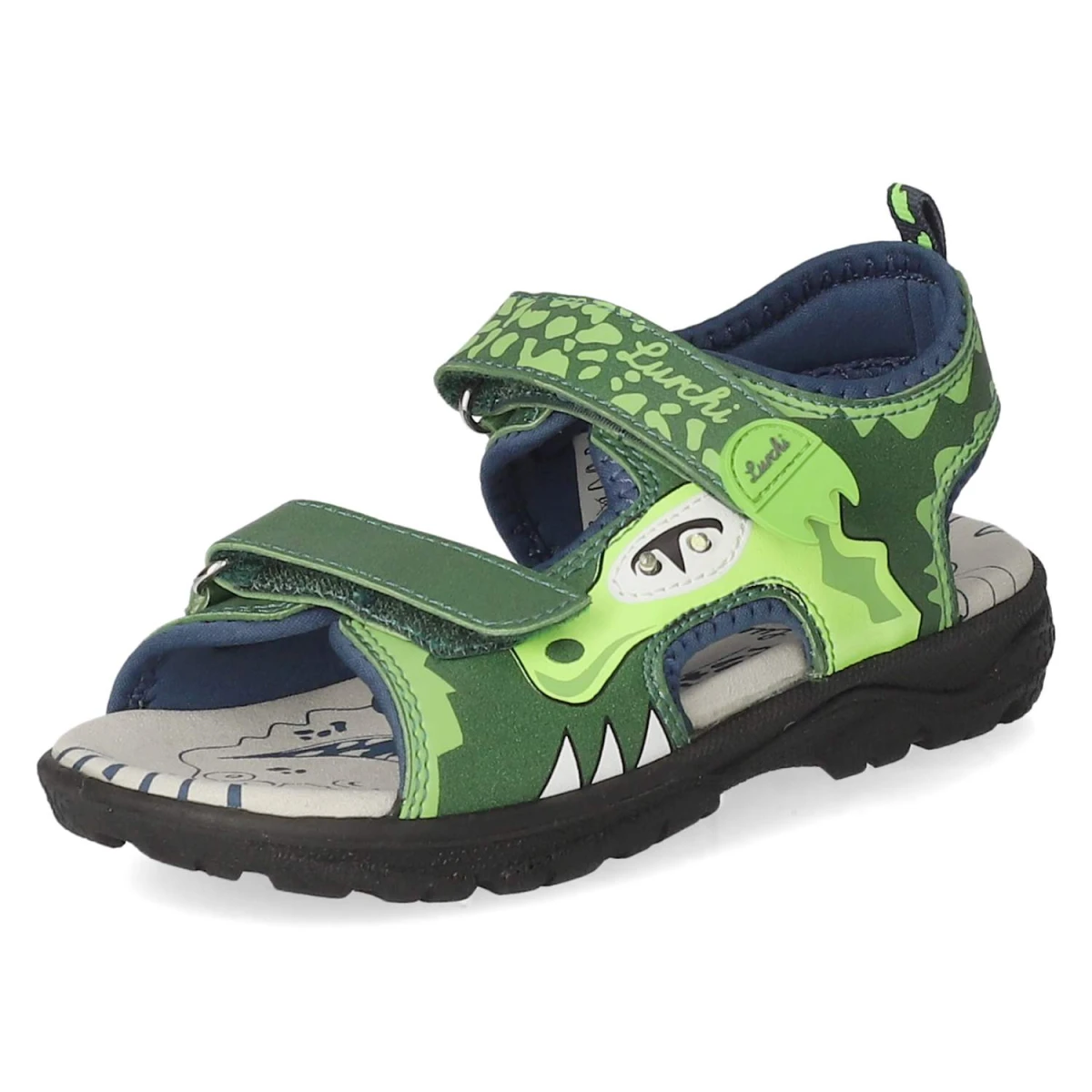 Sandalen KROKI - dkgreen-navy