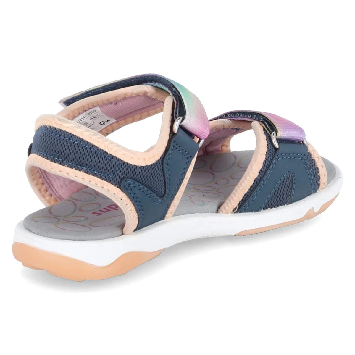 Sandalen PEBBLES - blau/orange