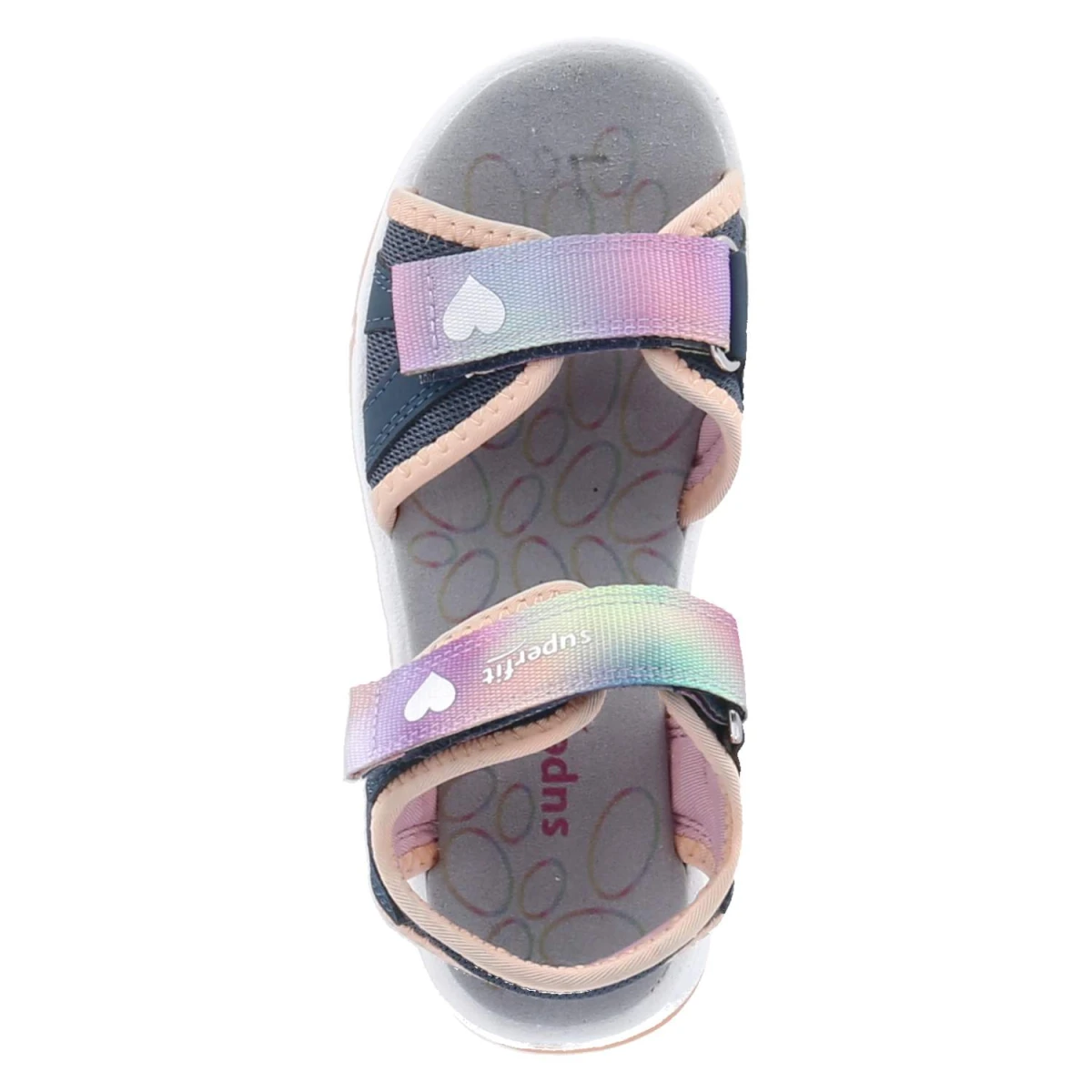 Sandalen PEBBLES - blau/orange