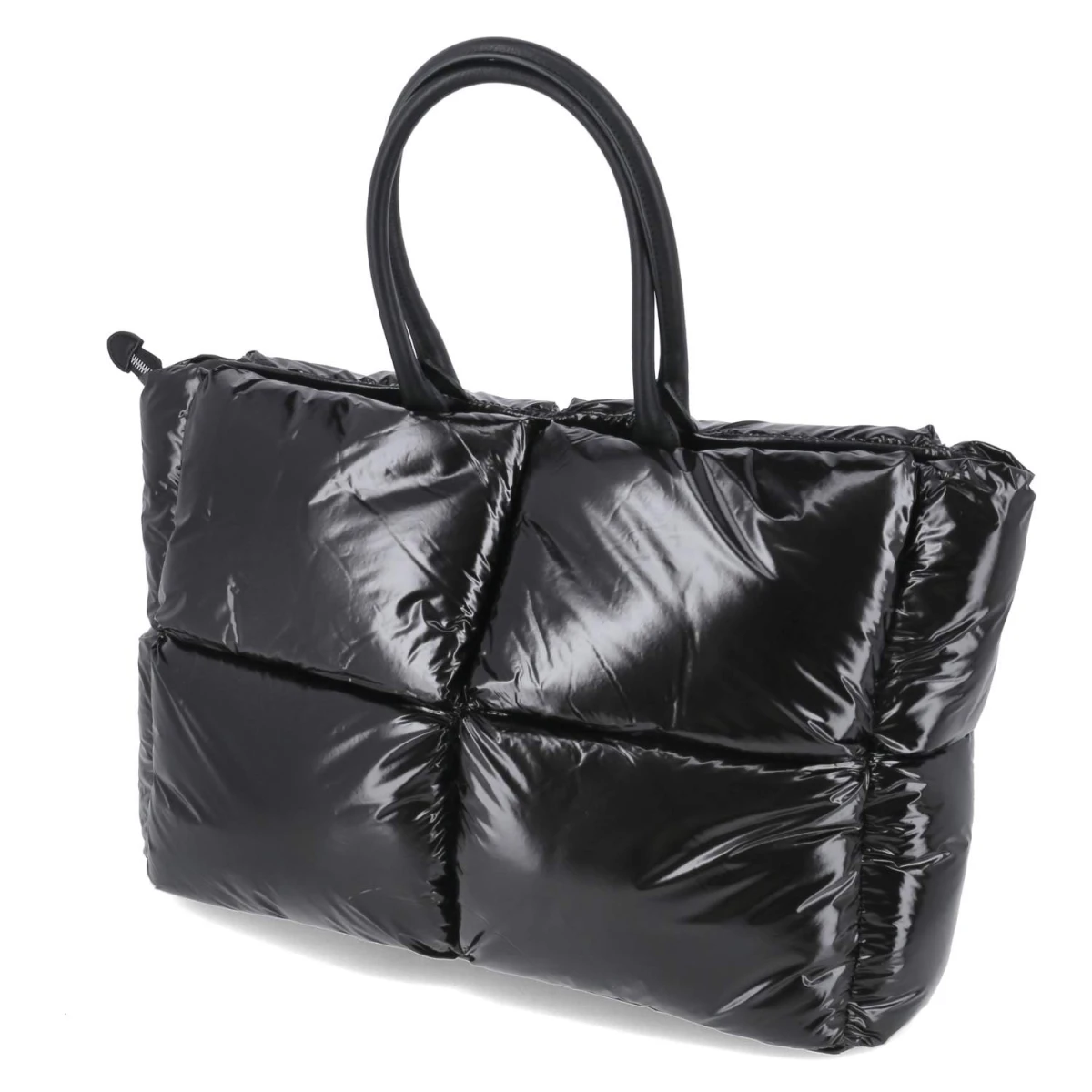 Shopper VARSITY MAY - black