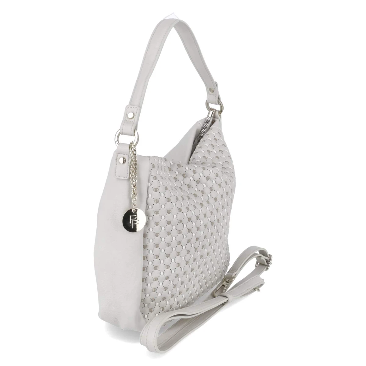 Schultertasche - beige