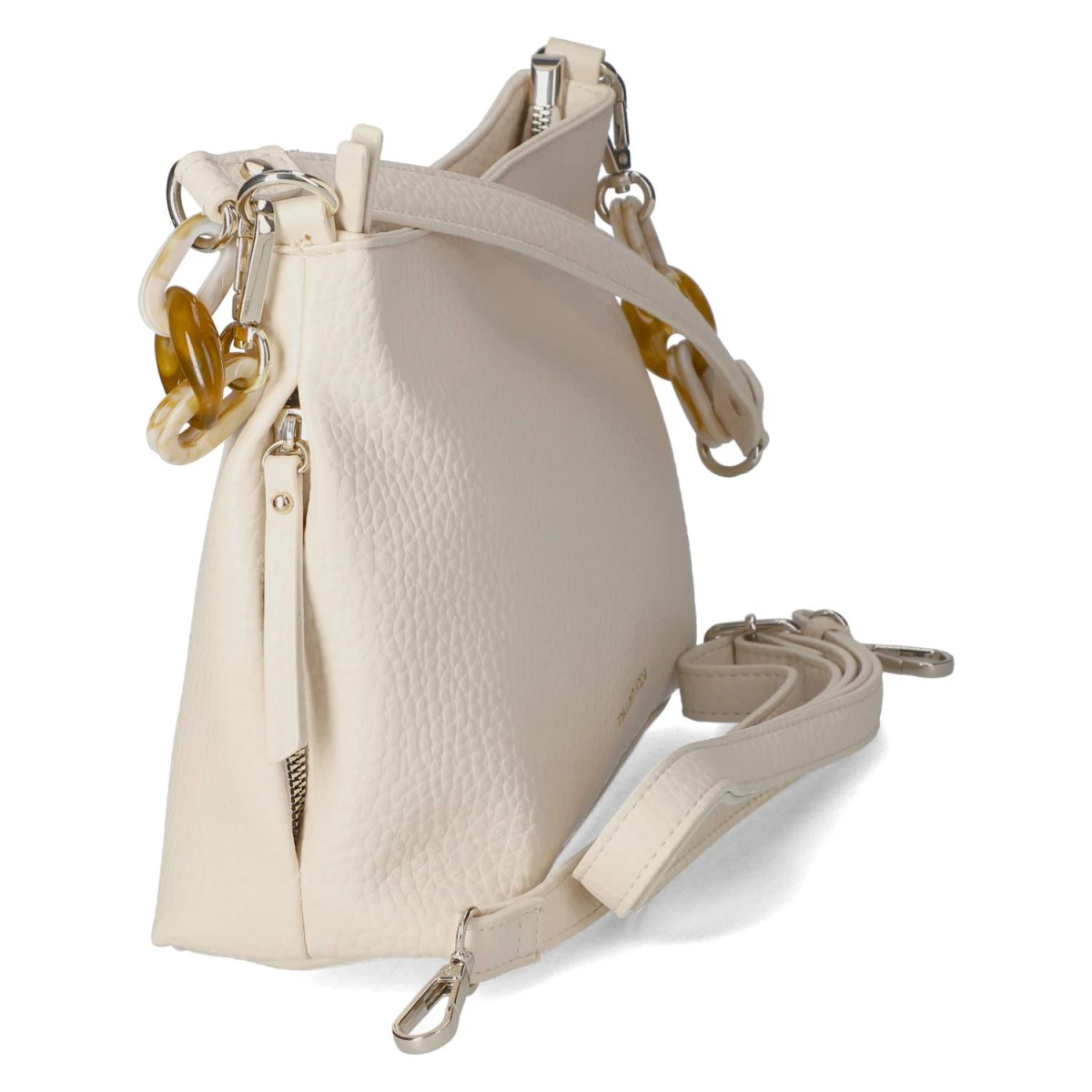 Schultertasche - beige