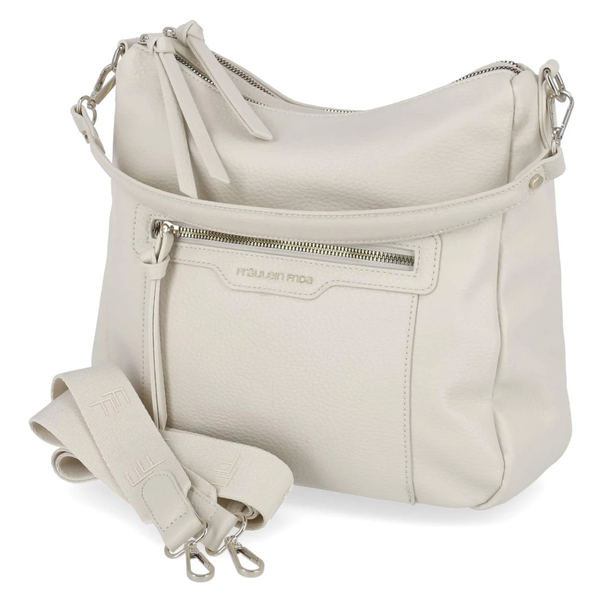 Schultertasche - beige