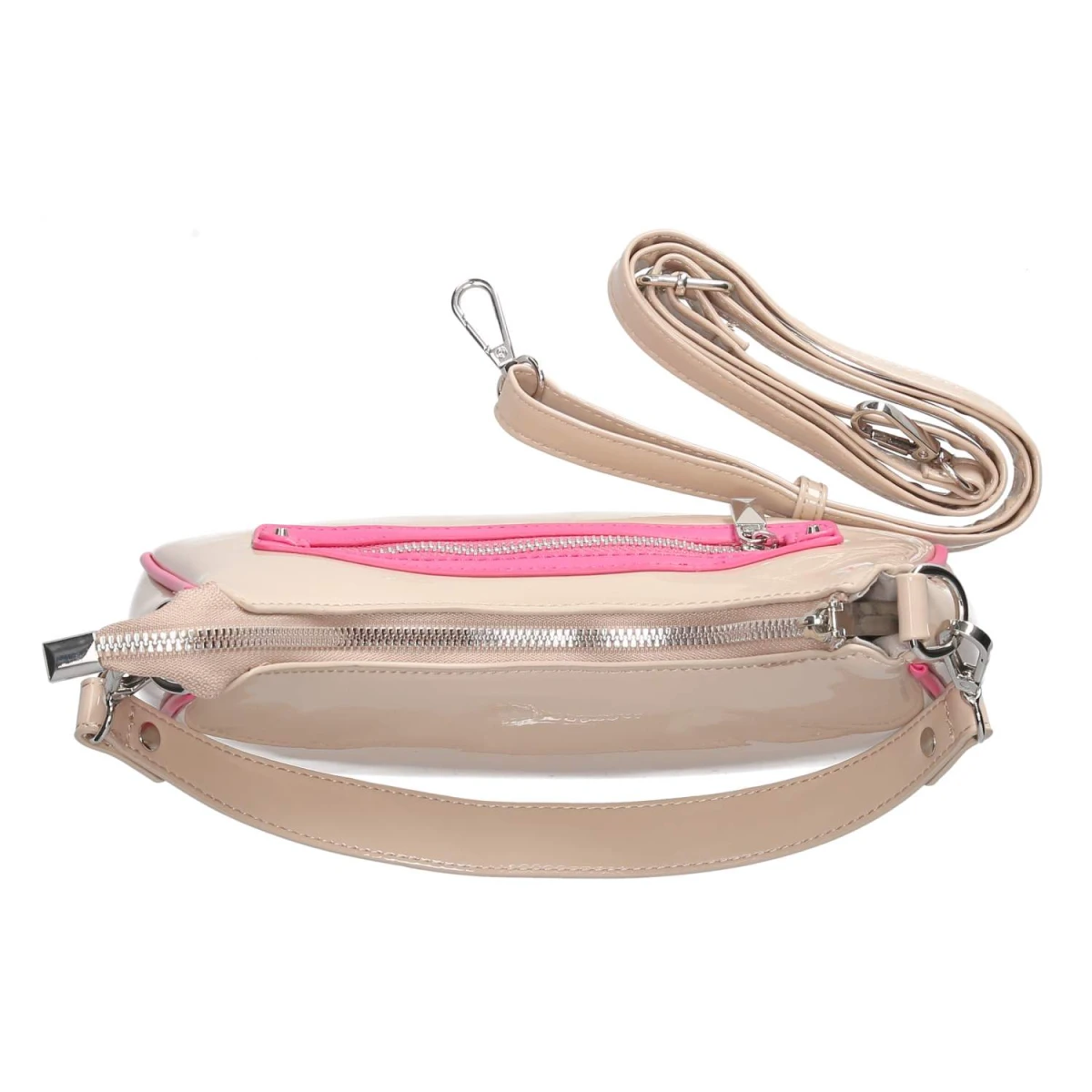 Schultertasche - BEIGE-KOMBI