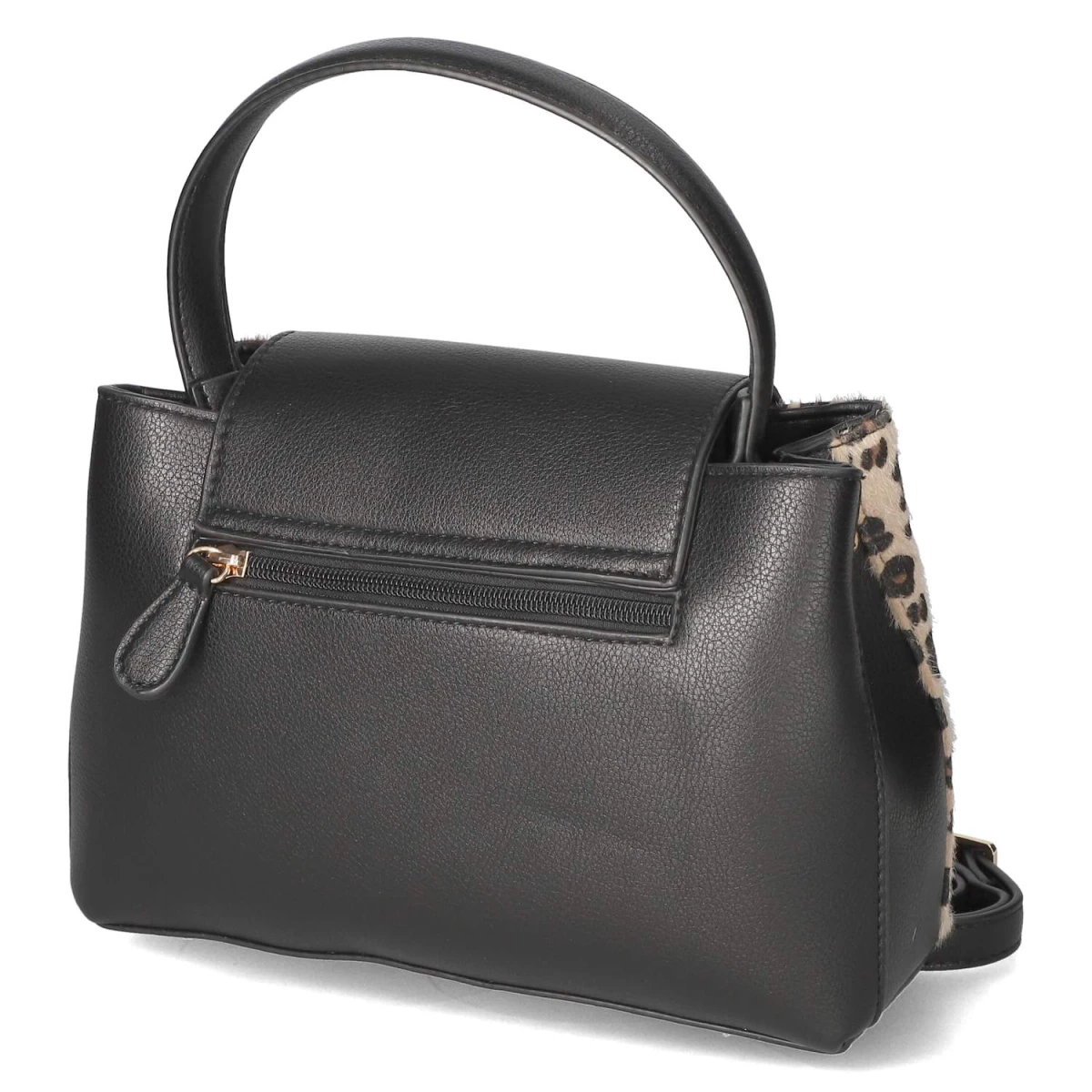 Handtasche - beige/schwarz