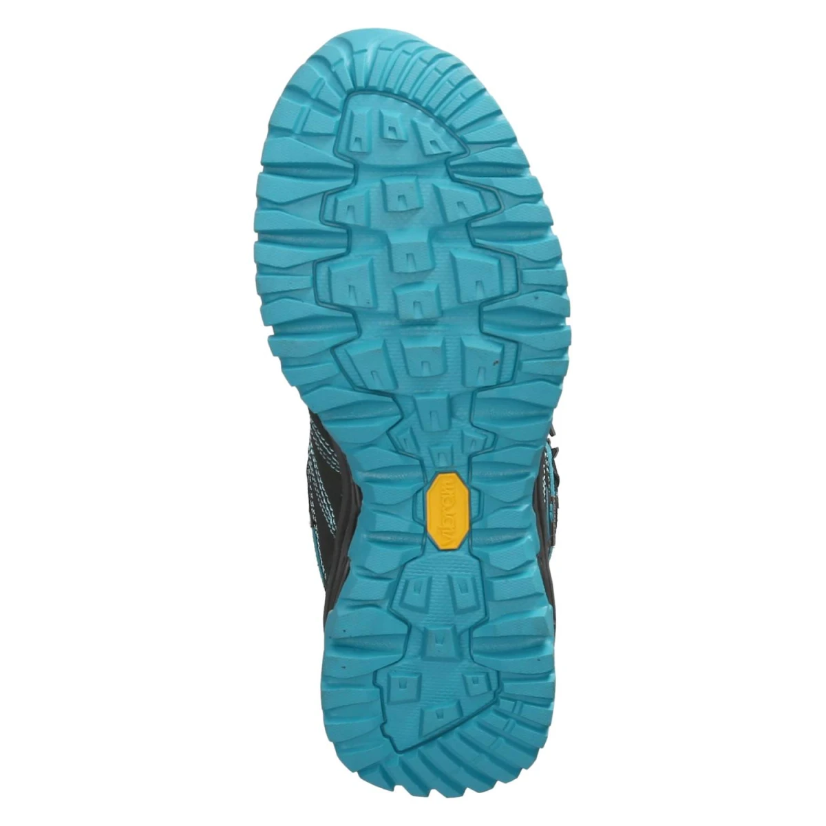 Outdoorsneaker MOUNT KAPEL - schwarz/türkis