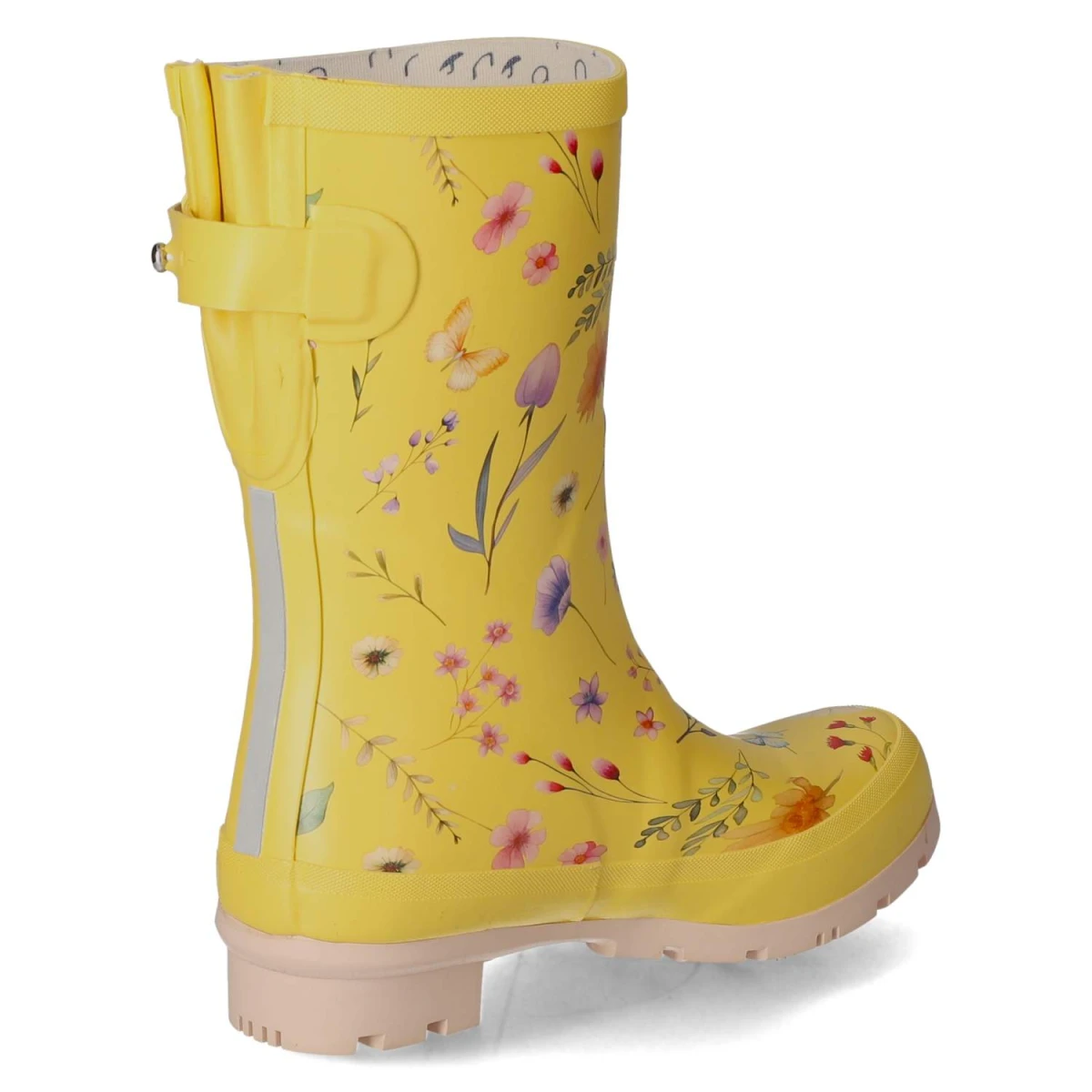Gummistiefel BUTTERFLY - Yellow-Pink