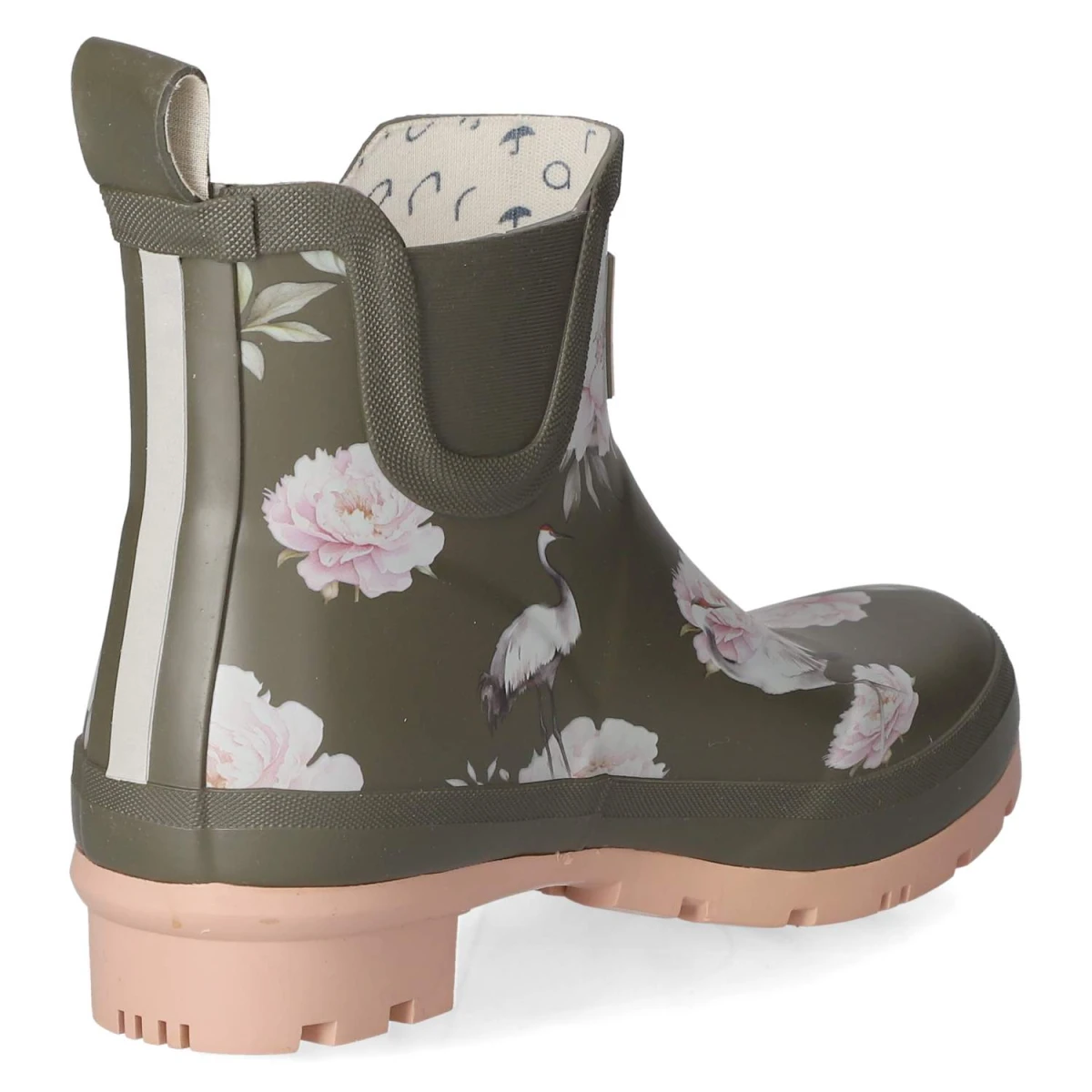 Gummistiefel PEONY - Kaki-Pink