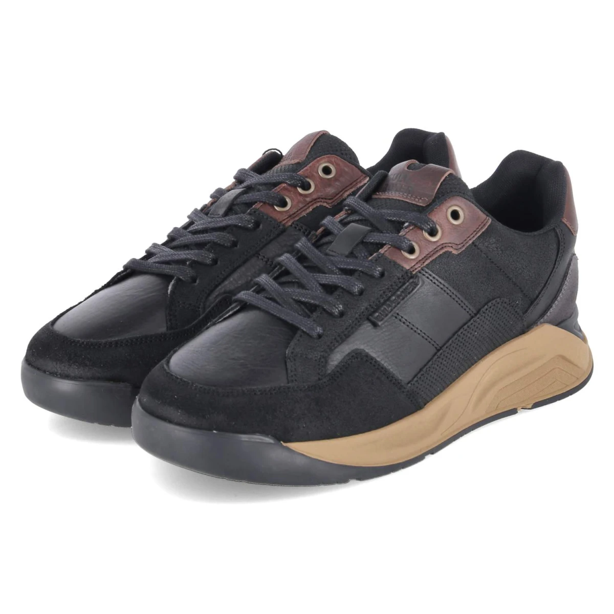 Low Sneaker - Black-Dark Brown