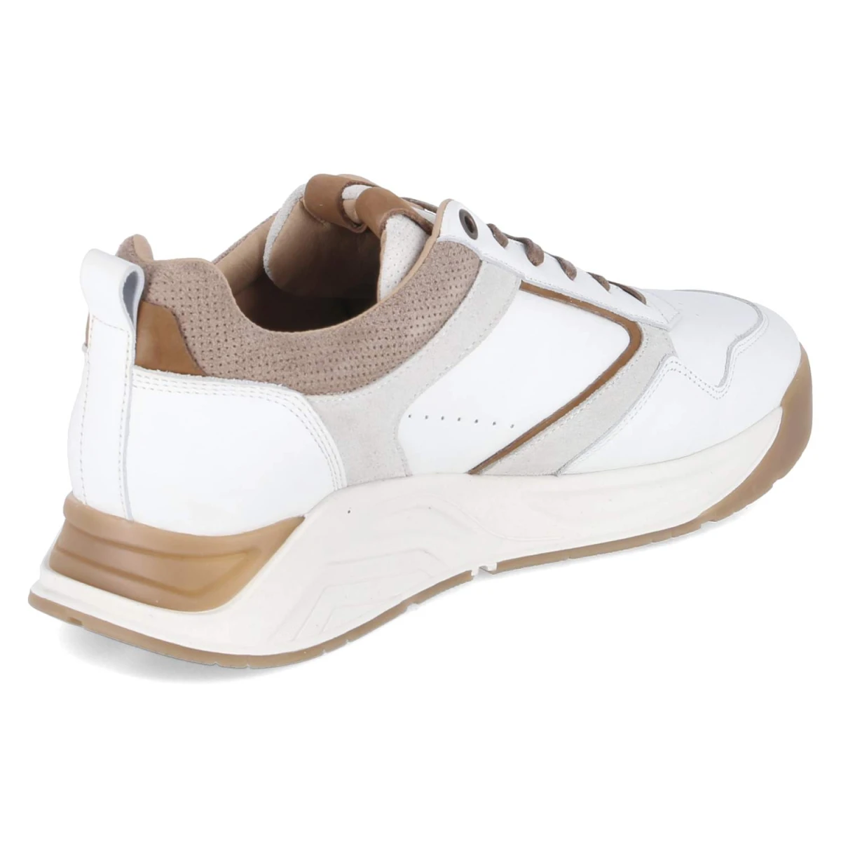 Low Sneaker - White-Beige