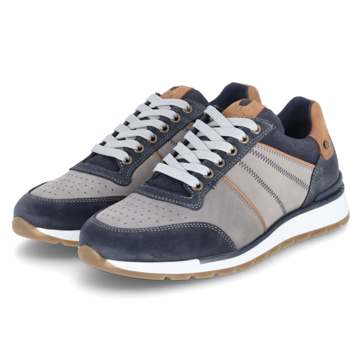 Low Sneaker - Navy/grey